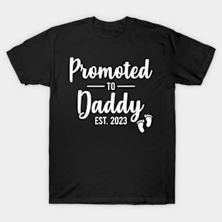 father est upcoming year after 2024 Promoted To father T-Shirt